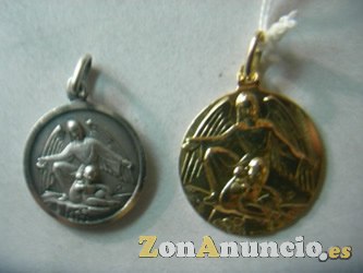 ANGELES - cOLGANTES ANGELES en oro y plata
